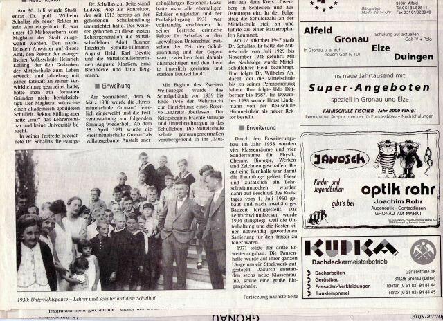 17)31028Gronau. Die LDZ zum 70.Geburtstag der Georg Sauerwein Realschule. | Foto: LDZ