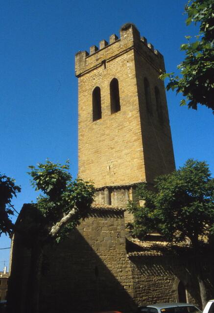 Turm der Kirche St. Jacob in Sanguesa