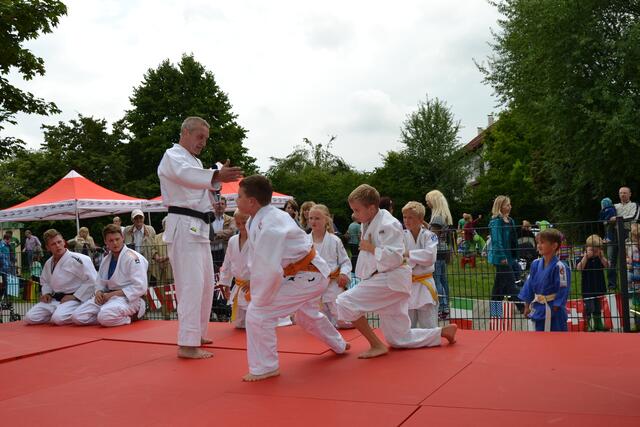 Judovorführung des Polizeisportvereins Königsbrunn.
