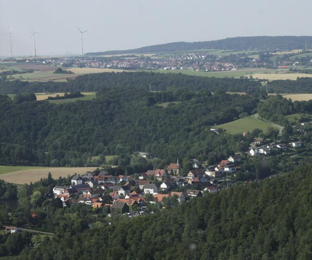 Landeanflug auf Nieder Werbe
