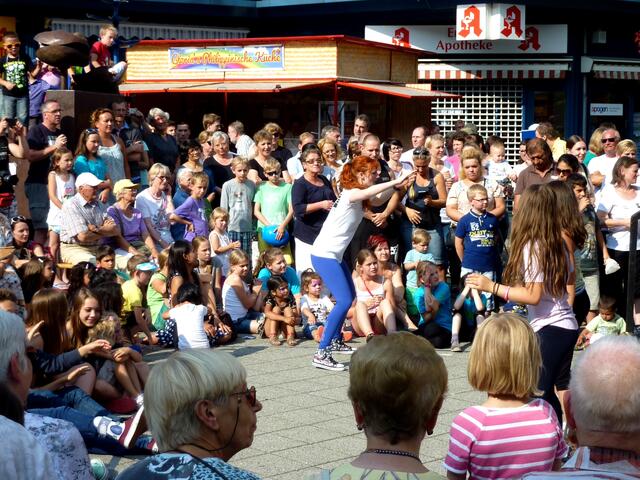 Capoeira-Übungen mit den Kindern
