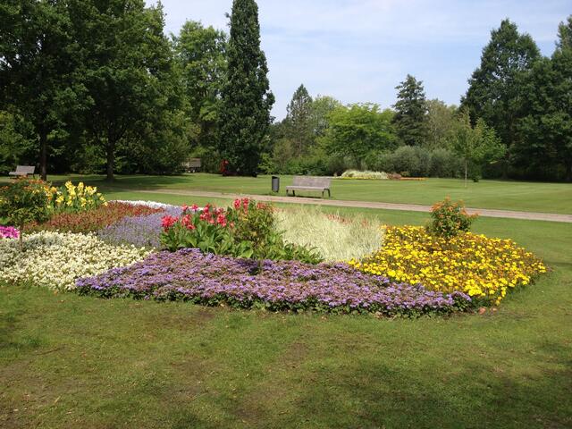 der Park lädt ein