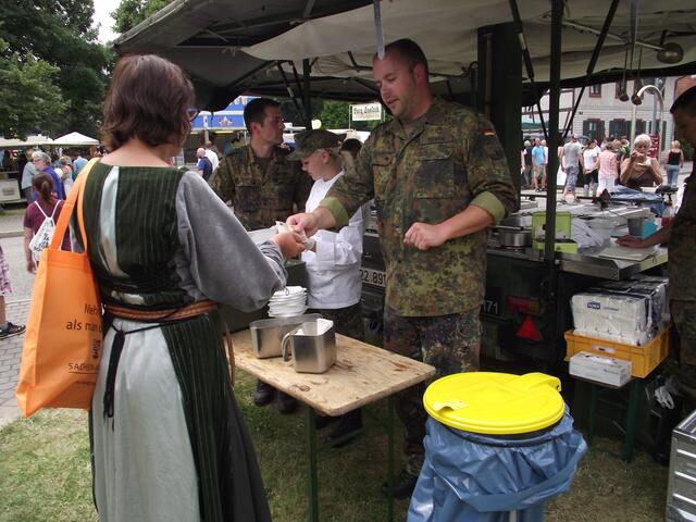 die beste Küche kam von der Bundeswehr...