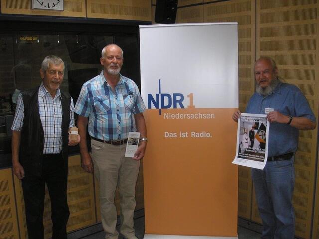 Im Studio direkt vor der Sendung. | Foto: Foto: NDR - Mitarbeiter
