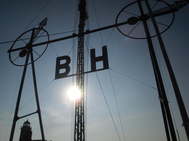 Windsemaphor im Hafen von Cuxhaven