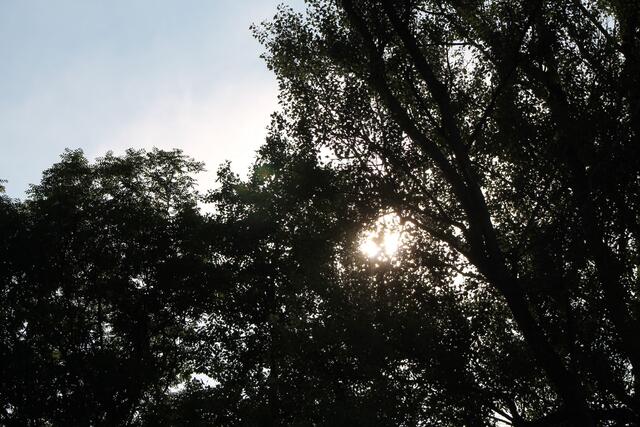 ...Sonne satt...