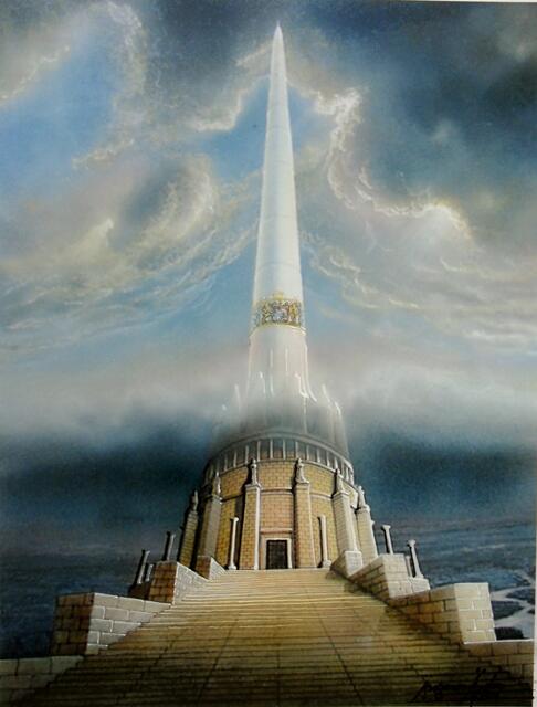 Die Befreiungshalle als Weltraumbasis © Angerer der Ältere