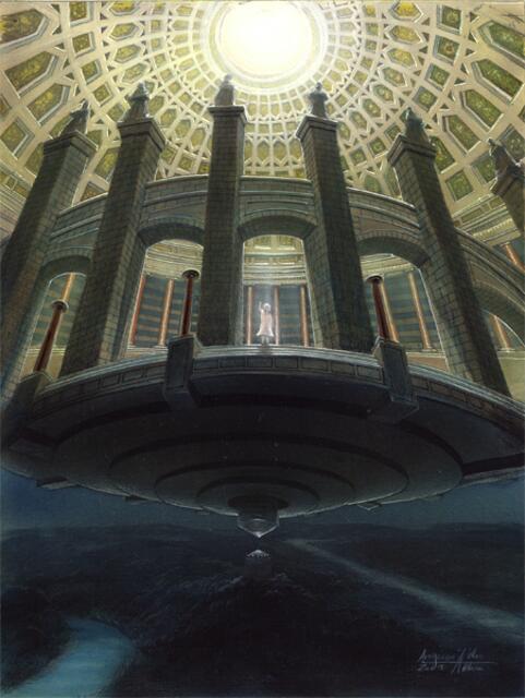 Die Befreiungshalle als Befreiungs-Ufo © Angerer der Ältere