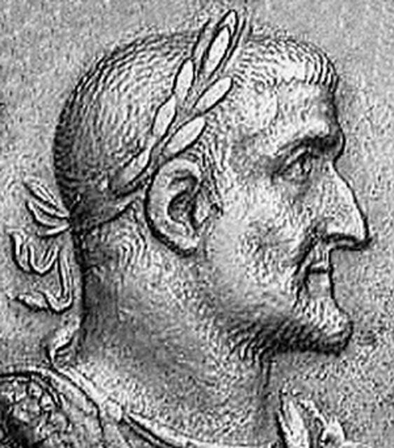 Münzbild des Soldaten-Kaisers Maximinus Thrax