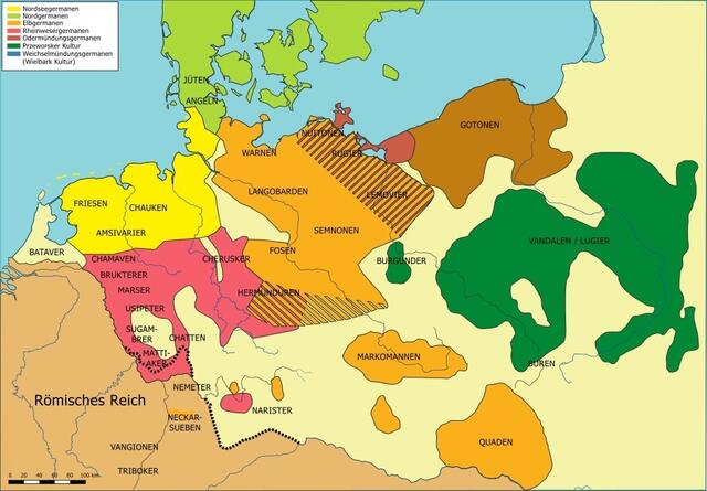 Stämme der Germanen