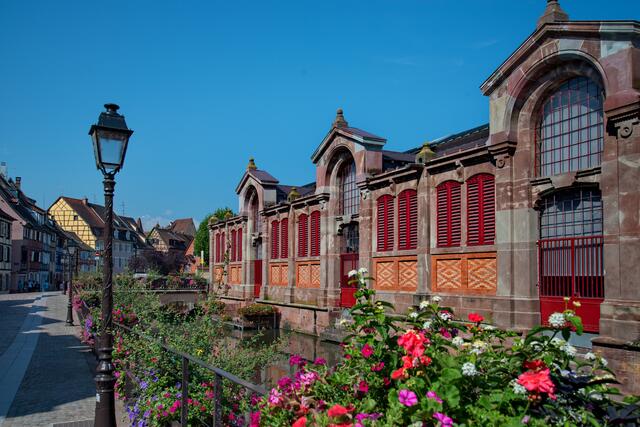 Marche, die Markthalle von Colmar