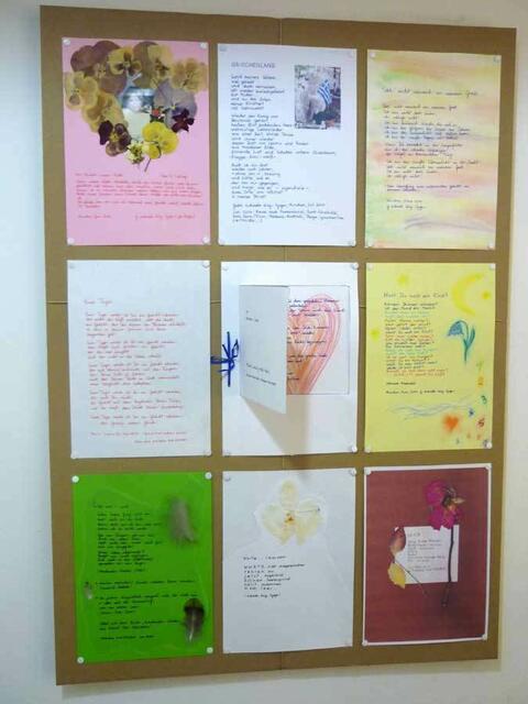 Fein gestaltete Gedichte | Foto: G. Michaela Hug-Szajer