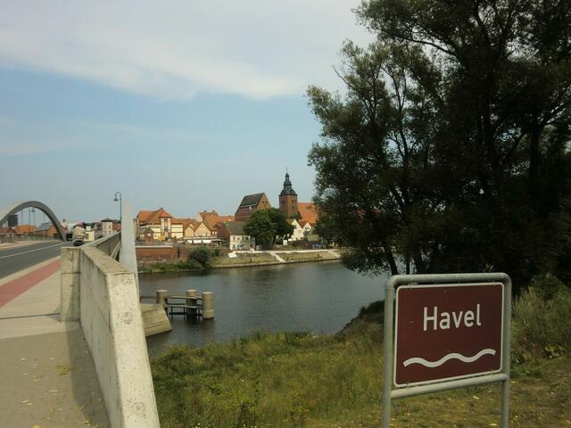 Fast am Ziel: Bei Havelberg mündet die Havel in die Elbe.