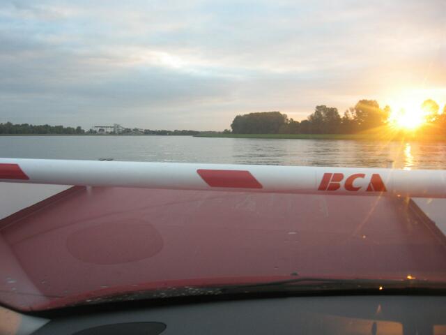 Morgens - und ganz vorn!