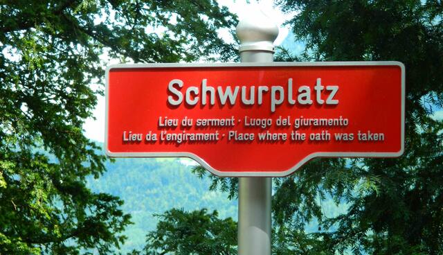 Hier soll der Schwur geleistet worden sein