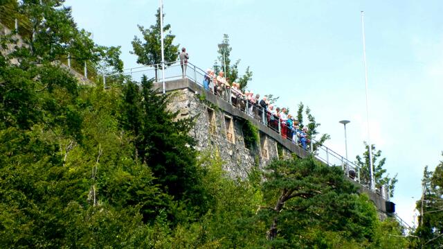 Im Oberdorf sind die Touristen angekommen