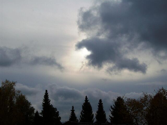 November: Typischer Novemberhimmel (Klein Süntel)