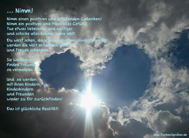 Nimm positive Gedanken!