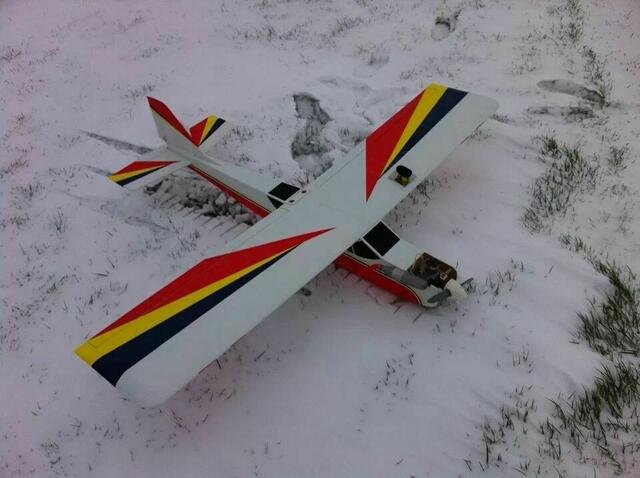 Modellfliegen im Februar 2014 in Barsinghausen (MFG Barsinghausen e.V.)