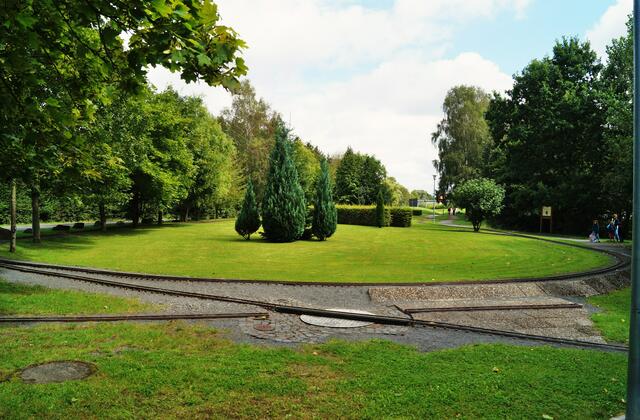 Schienennetz der Park-Eisenbahn.