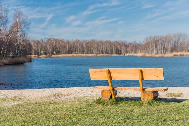 Hainbergsee im Frühling
