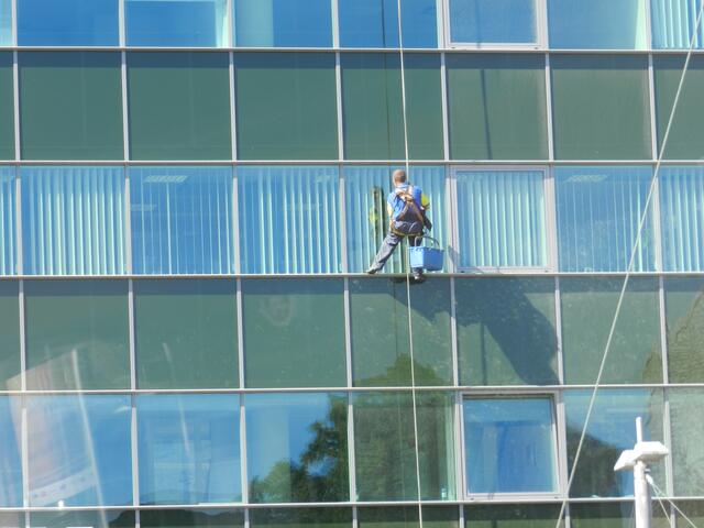 Fensterputzer.