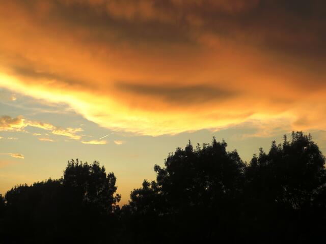 August: Drohendes Gewitter