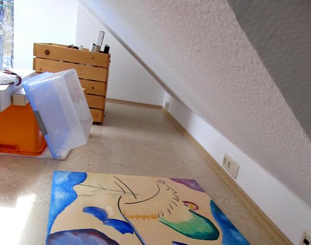 Im Atelier.