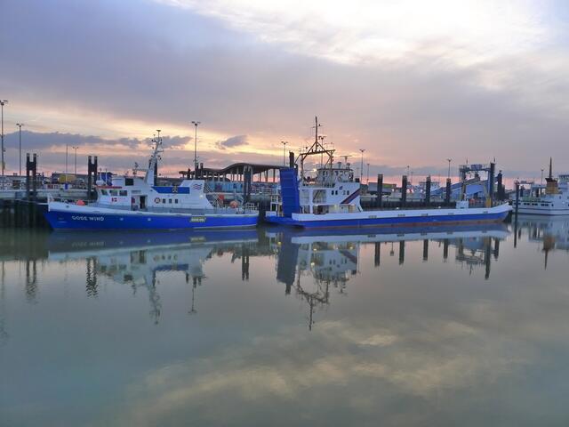 Norddeich: Hafen im Mai