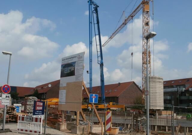 21. August 2014: Die Bodenplatte ...