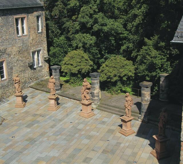 Blick aus dem Museum