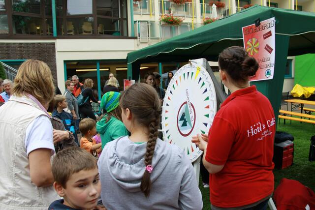 Glücksraddrehen wurde ebenfalls  sehr gut angenommen