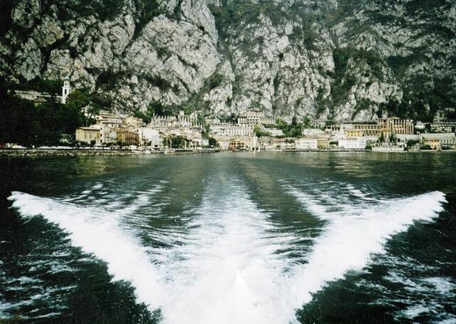Flugs von Limone auf einen Kaffee nach Malcesine