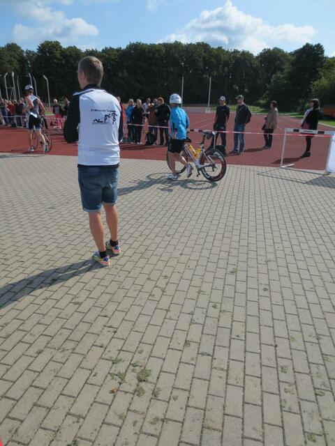 Raimund in der 2. Wechselzone.