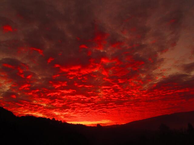 Sonnenaufgang in Bömighausen