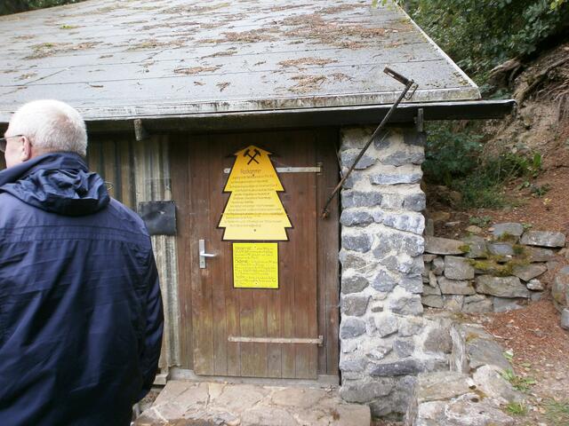 Ich fuhr natürlich mit in die untertägige Grube Glasebach ein. Dort wurde uns der Altbergbau aus der Zeit des 18.Jahrhundert sehr eindrucksvoll veranschaulicht.