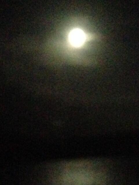 Augustvollmond hat mich geweckt..