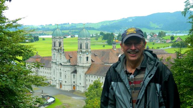Mit mir war eine Familie aus London auf dem Kreuzweg, der Vater machte von mir dieses Bild.