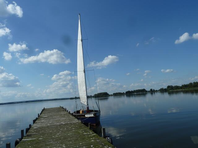 Von hier kann man den ganzen See überblicken.