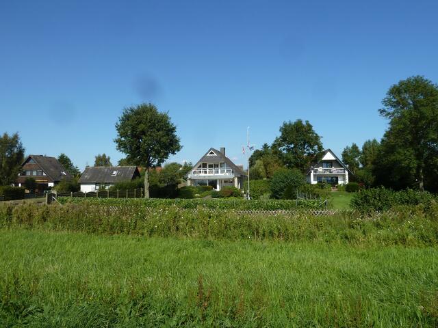 Viele Häuser sind hier gebaut.