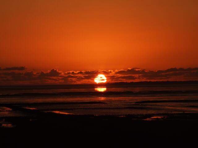 Sonnenuntergang an der Nordsee