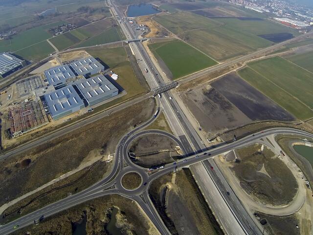 Neubau A8 Ausfahrt Burgau