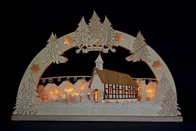 Schwibbogen "Weihnachtsmarkt Abbensen"