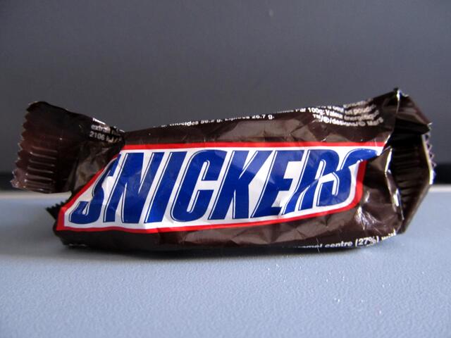 Das war der ganz, ganz kleine Riegel. Grins. Ein Häppchen.