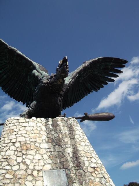 Der Turulvogel über Tatabánya.