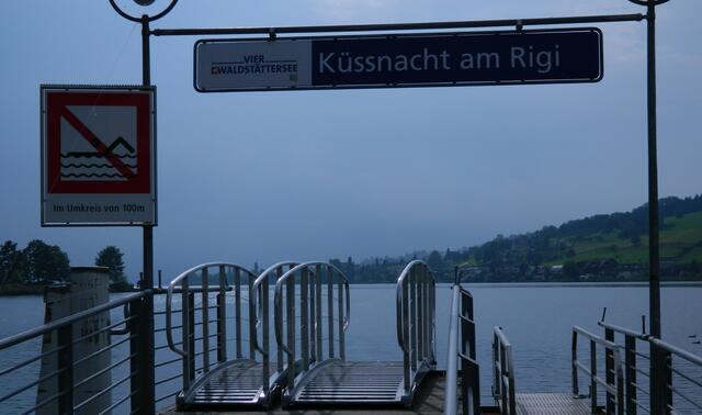 Auch in Küssnacht, der Pilatus ist nicht mehr da.