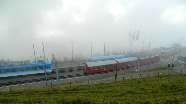 Alle Zahnradbahnen im Einsatz.