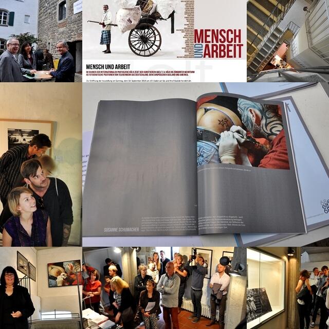 Impressionen von der Ausstellung Mensch und Arbeit im Museum Zündorfer Wehrturm/Köln. Mit dabei: Fotografie von Susanne Schumacher.