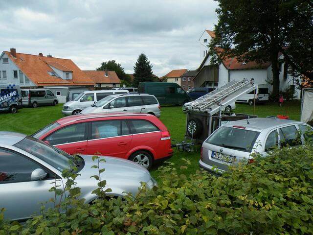 52. Der Festplatz in Holtensen wurde zum Fahrerlager.