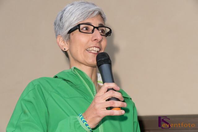 12. Friedberger Halbmarathon - Moderatorin Sabine Nägele